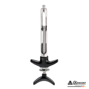 ARTICULATING BARREL SYRINGE WITH PLASTIC